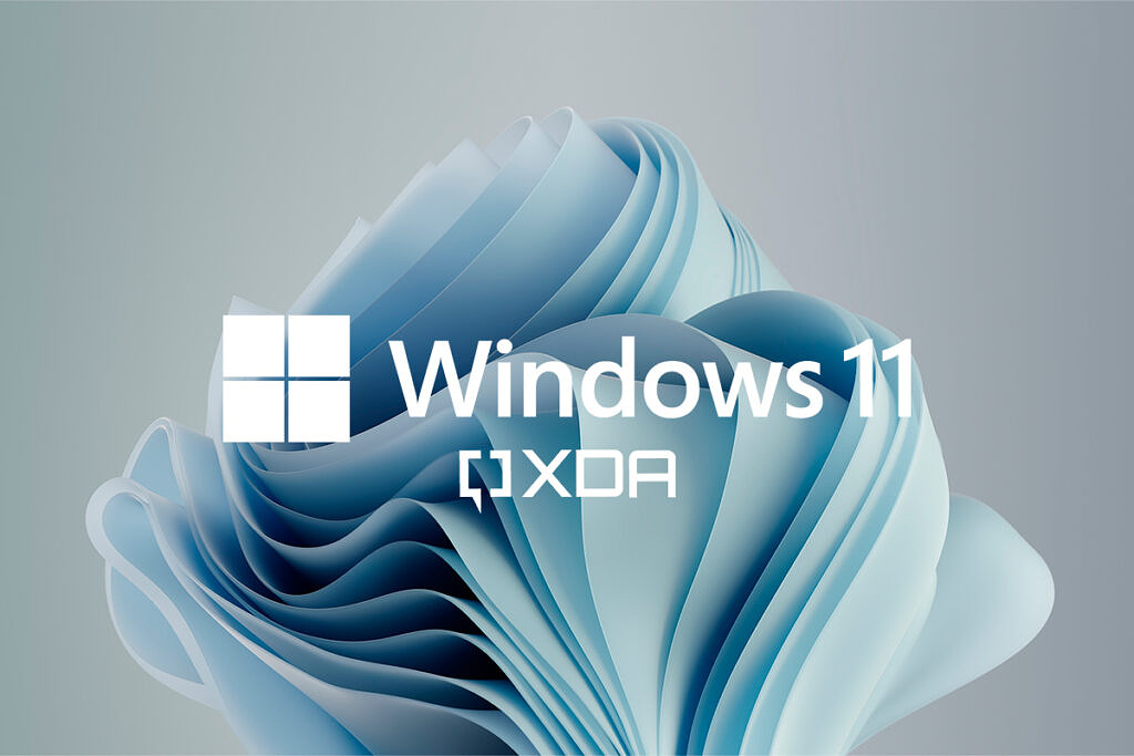 XDA 로고가 있는 Windows 11의 주요 이미지