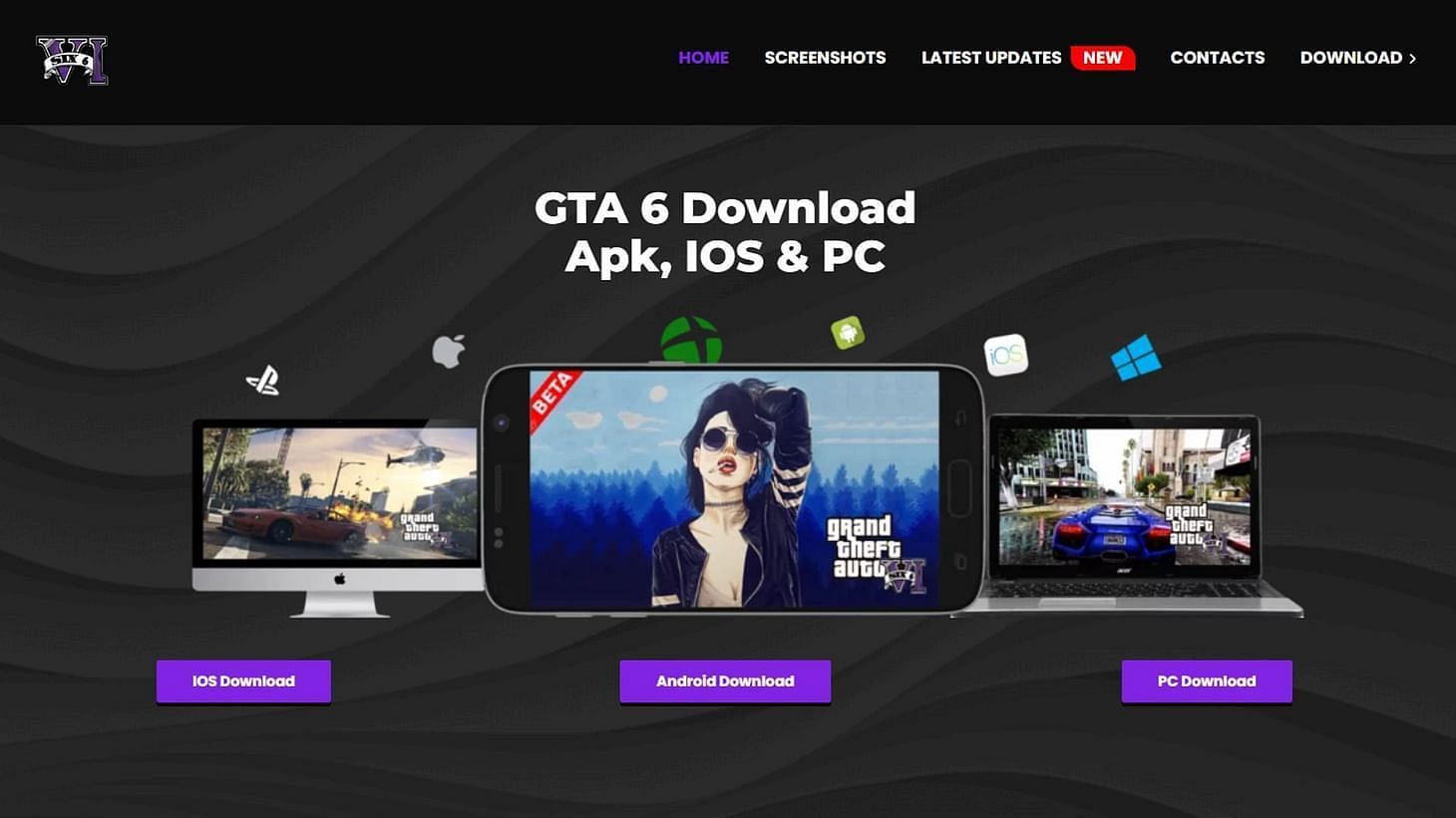 Grand Theft Auto 6 APK 다운로드 링크를 클릭하지 마세요(이미지 제공: Sportskeeda)
