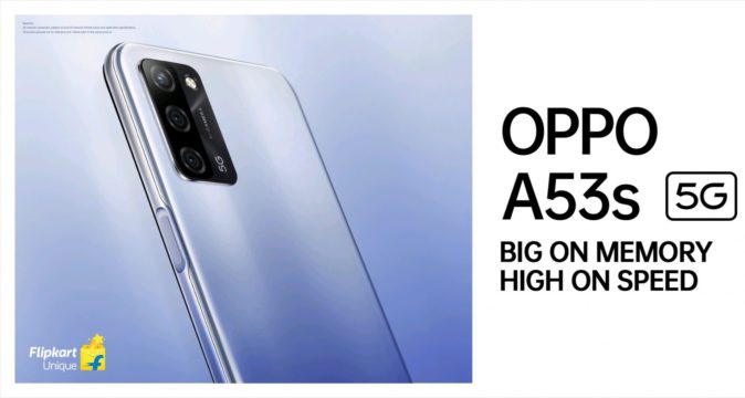 OPPO A53s 5G는 4 월 27 일 인도에서 출시 될 예정입니다.