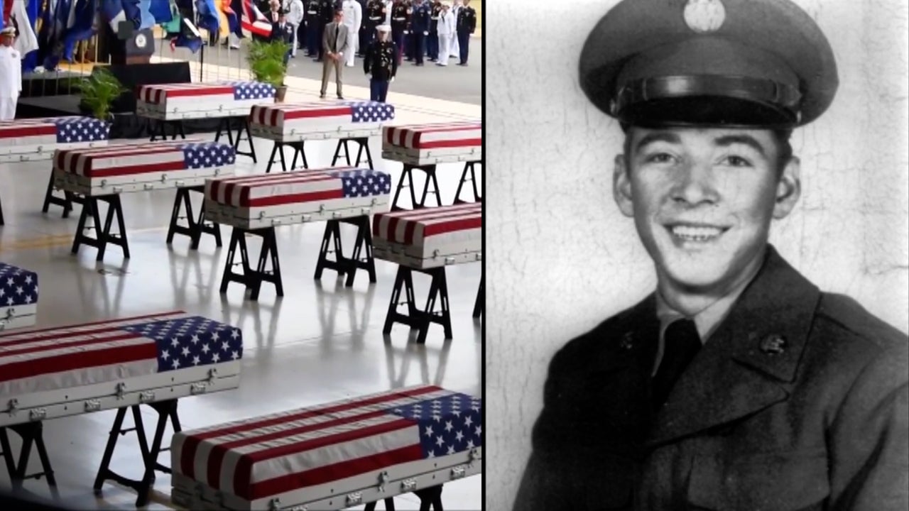 1950 년 한국 전쟁에서 사망 한 18 세 미군 리처드 헨더슨이 마침내 쉬고있다