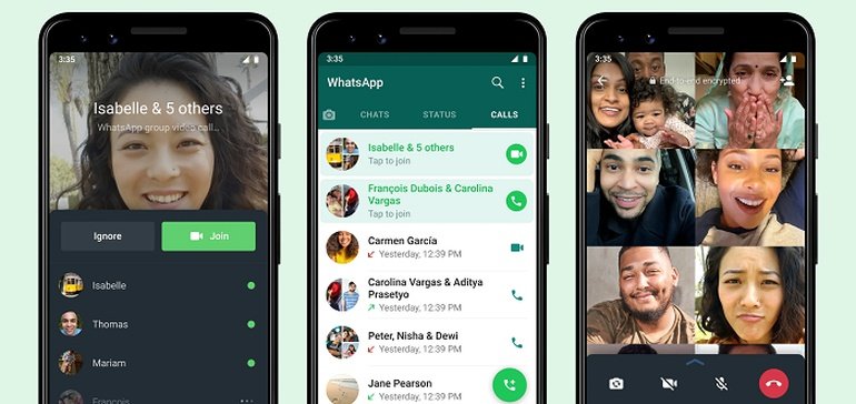 WhatsApp은 전화 회의 업데이트로 음성 소셜 트렌드에 합류할 것으로 보입니다.