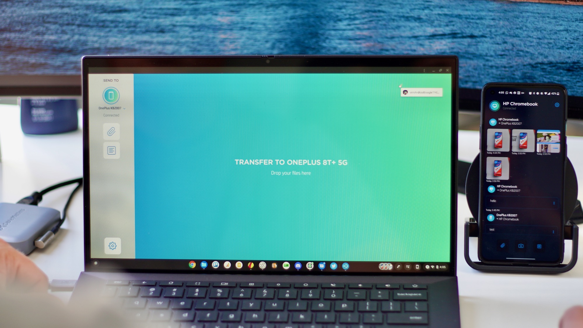 First Look at Quick Drop: HP’s AirDrop Clone for Chromebooks [VIDEO]