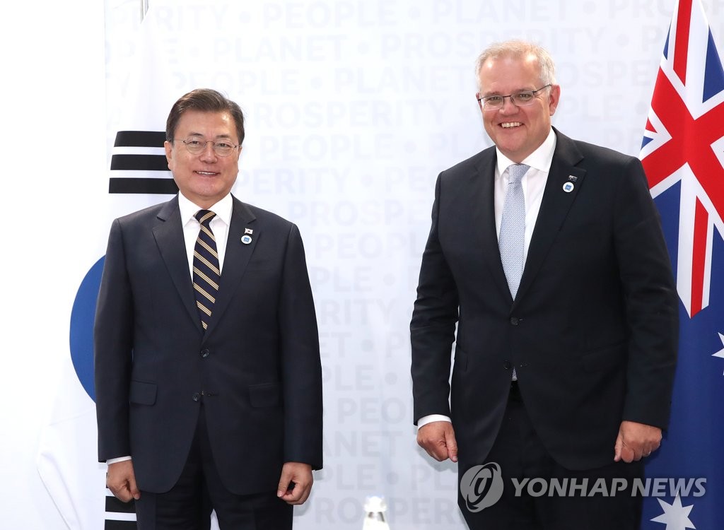 S. Korea, Australia agree to forge technology partnership on carbon neutrality