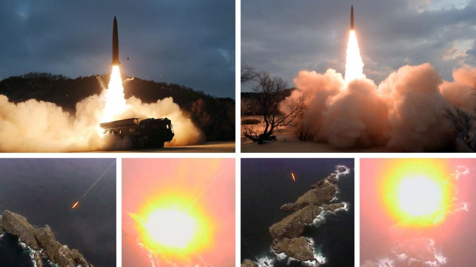 북한, 1800㎞에 달하는 순항미사일 시험발사