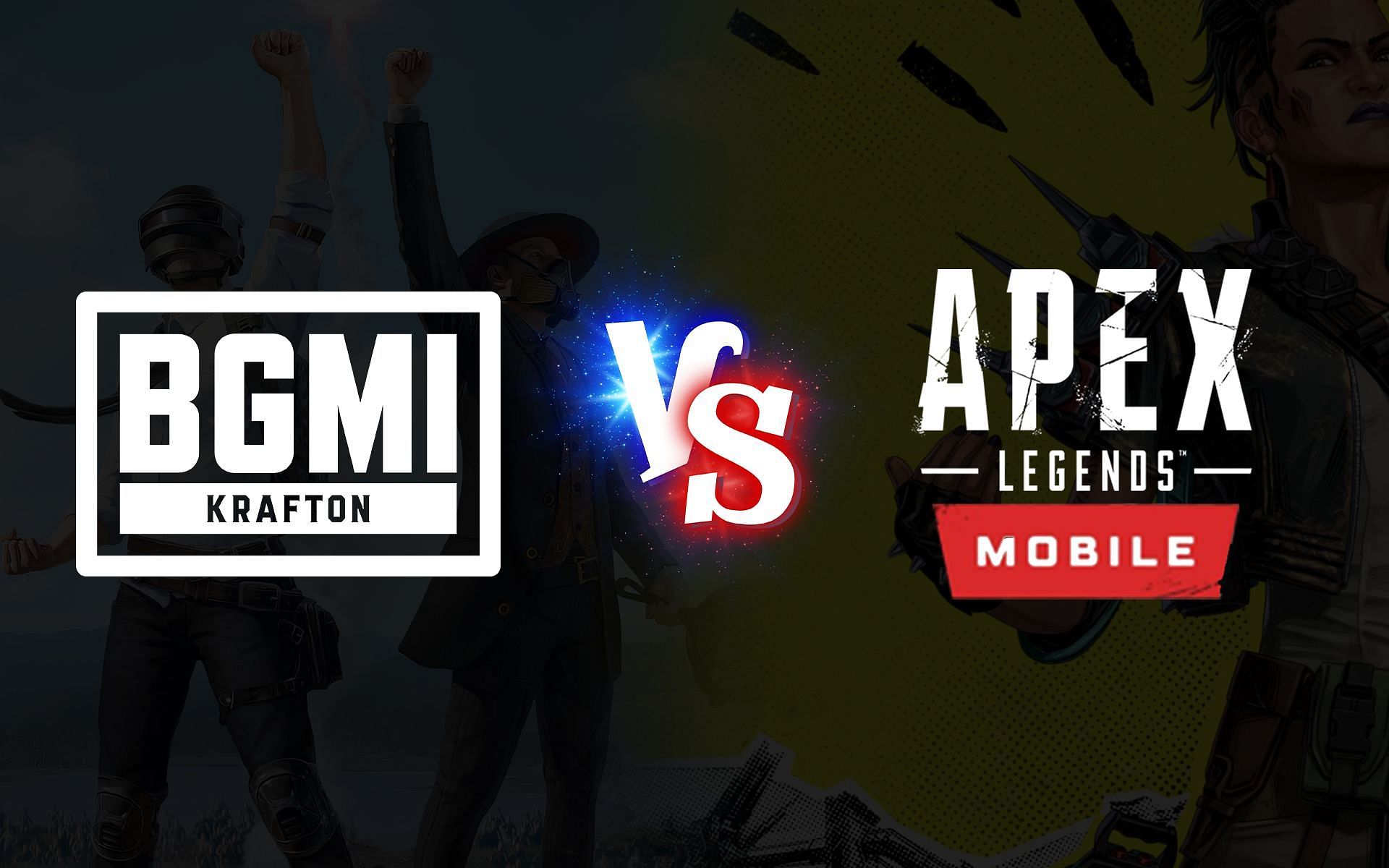 Comparing the graphics of BGMI and Apex Legends Mobile (Image via Sportskeeda)