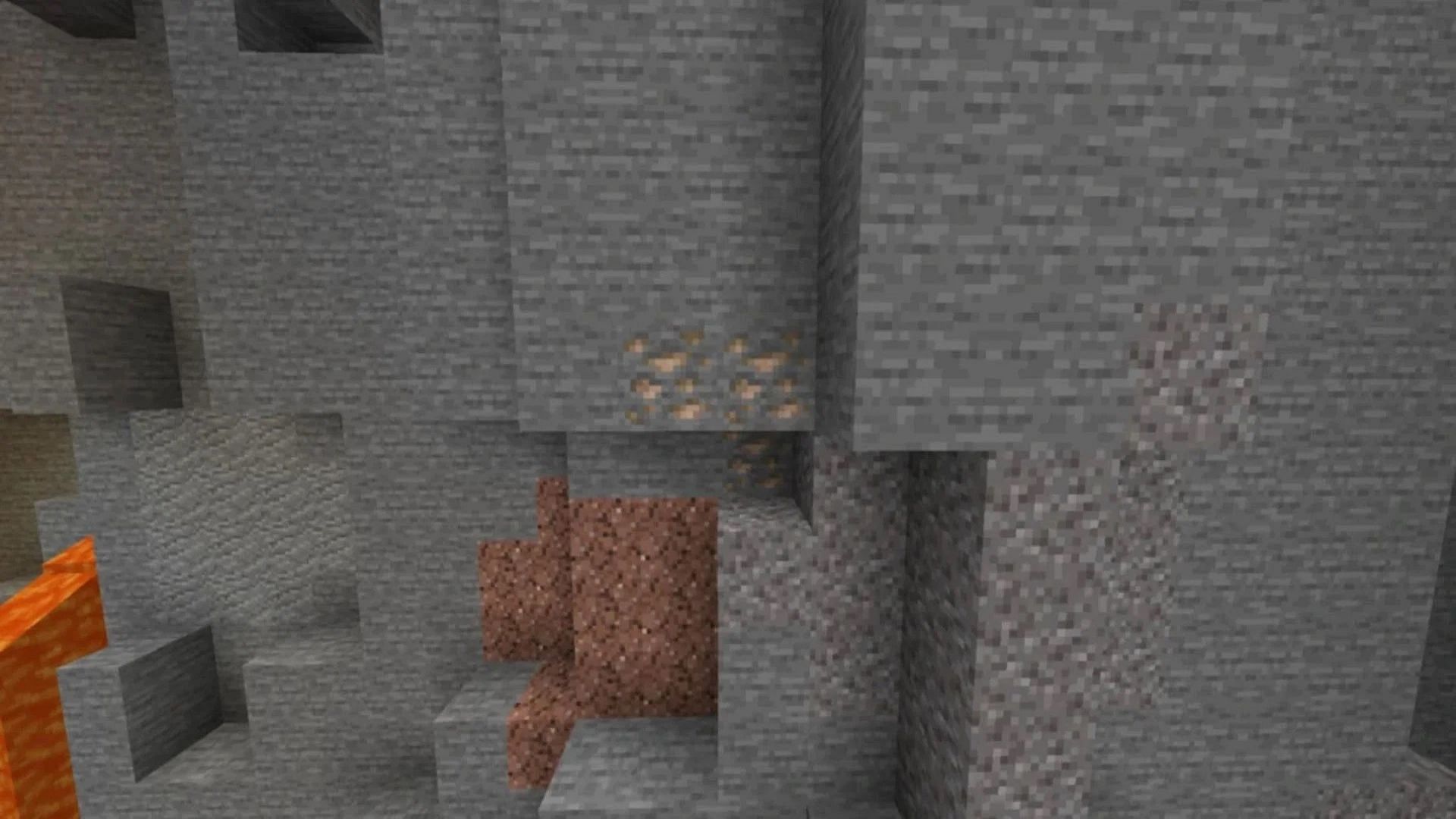 Iron is a widespread ore that can be found in many locations (Image via Minecraft Wiki)
