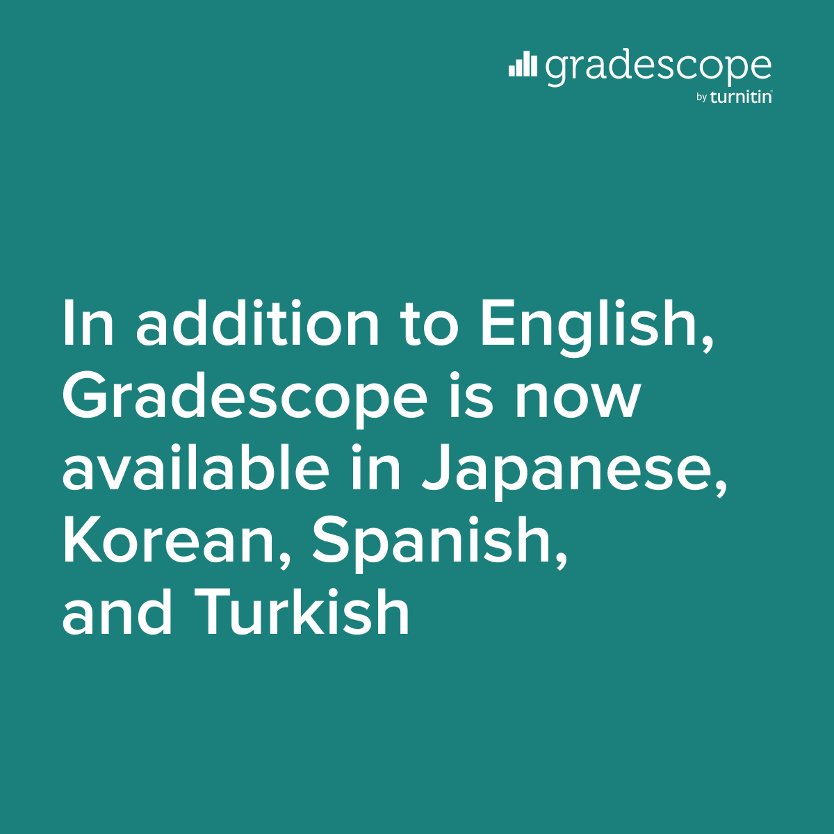 Turnitin의 Gradescope, 일본어, 한국어, 스페인어 및 터키어로 출시 – FE 뉴스