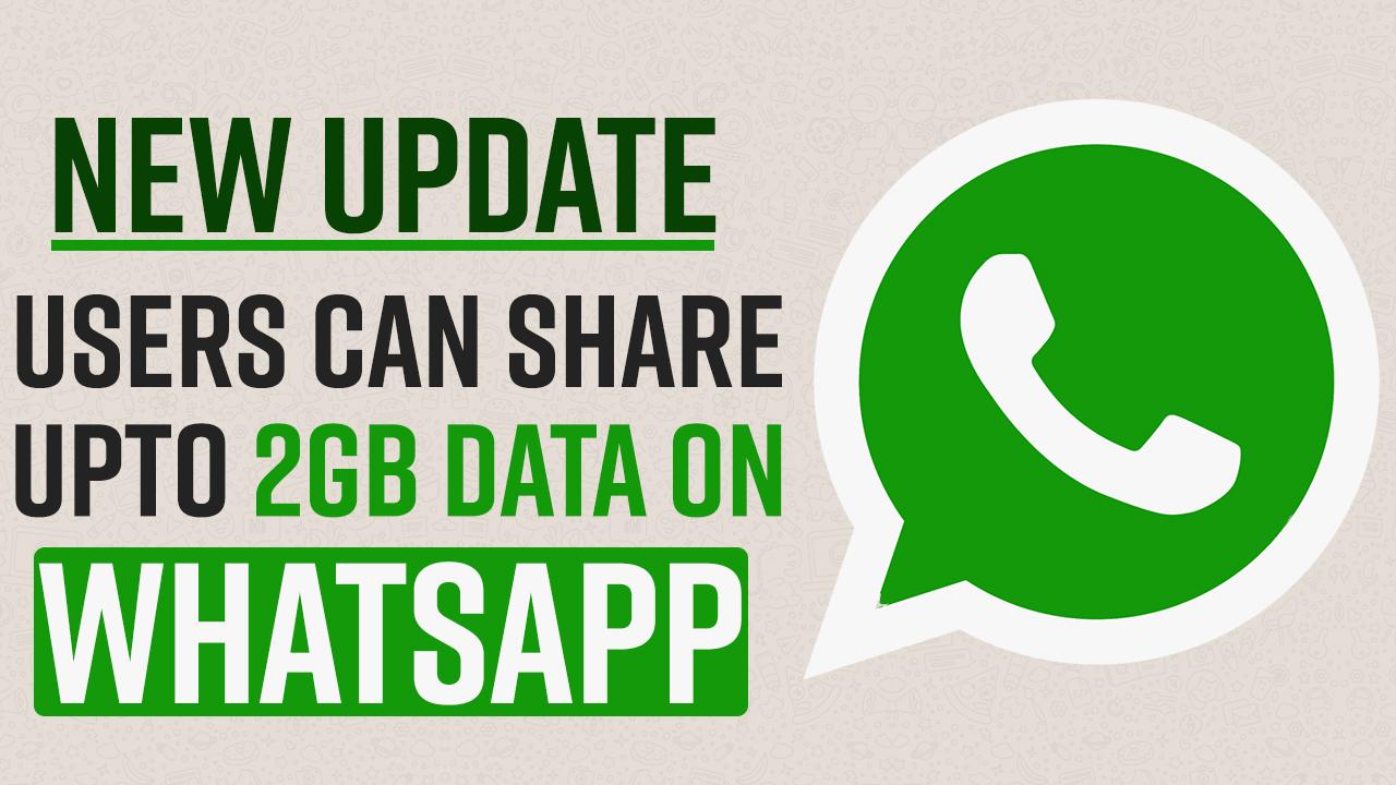 512명의 그룹 구성원을 위한 2GB 파일: WhatsApp의 새로운 기능은 다음과 같습니다.