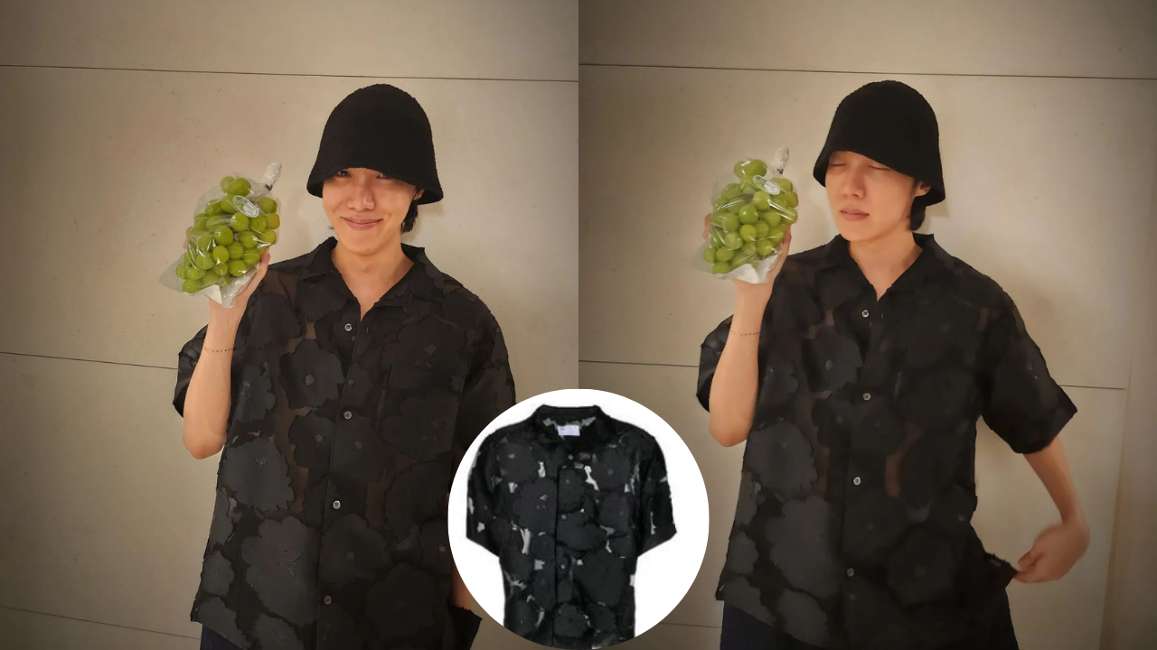 방탄소년단 제이홉이 5만1400원짜리 투명 티셔츠로 인터넷을 뜨겁게 달궜다.