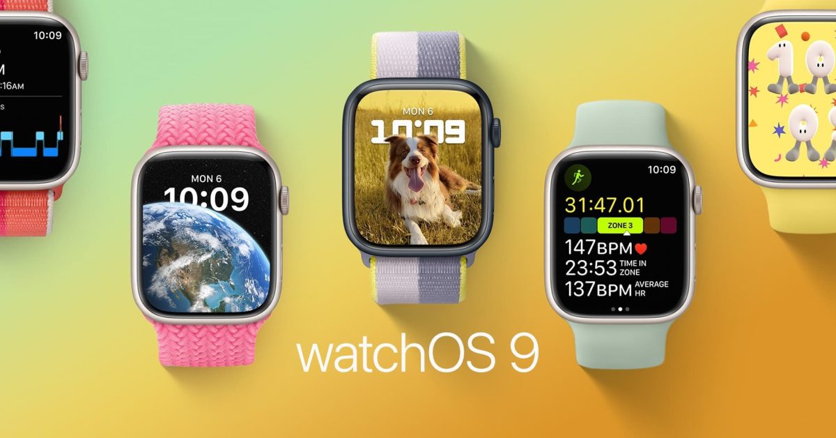 이제 개발자가 watchOS 9.1 베타 4 업데이트를 사용할 수 있습니다.