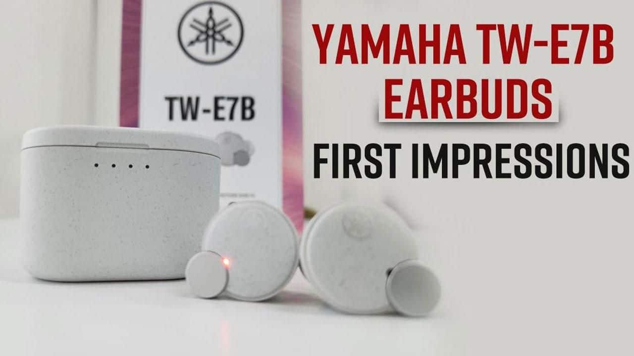 Yamaha TW E7B 이어폰 |  첫인상과 언박싱