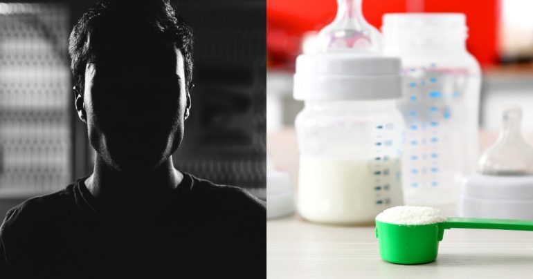 딸의 분유에 넣은 아버지가 감옥에 갔다가 딸을 죽게 만들었다.