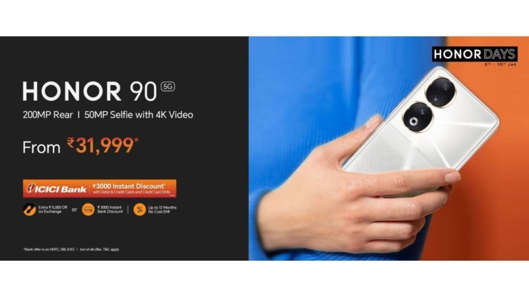 HONOR Amazon 세일 기간 동안 HONOR 90 5G 휴대폰에 대한 독점 제안이 시작되었습니다.