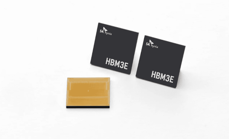 SK하이닉스, 엔비디아에 HBM3E 칩 양산