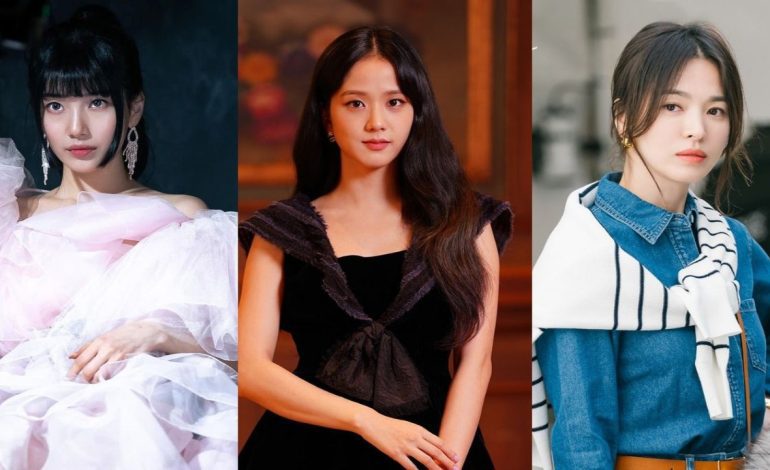 배수지, 블랙핑크 지수, 송혜교 등; 가장 아름다운 한국 여배우 10인
