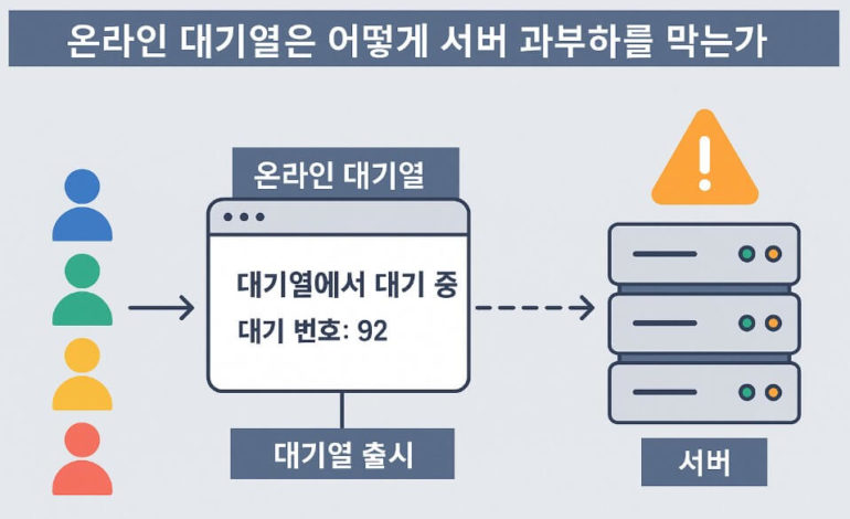온라인 대기열은 어떻게 서버 과부하를 막는가?