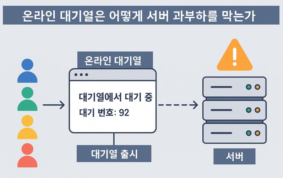 온라인 대기열은 어떻게 서버 과부하를 막는가?