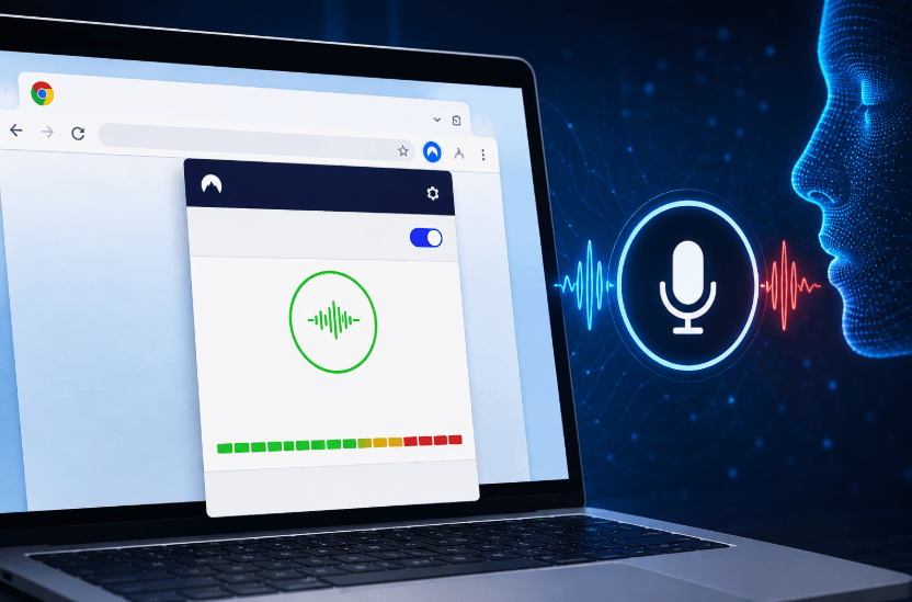 노드VPN, 크롬 확장 프로그램에 ‘AI 음성 탐지’ 기능 추가